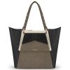 Black & copper Premium leather shoulder bag, backpack & purse