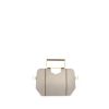 Handheld Clutch Bag in White Leather
