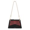 Slim & Sleek textured leather sling bag in Classic black & red color