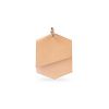 small leather credit card case with foldover flap in beige