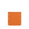 Sleek Phone Case in Soft & Supple premium Bright orange leather