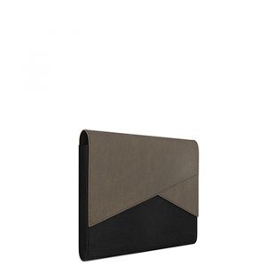 Black copper premium leather handheld laptop bag crossbody sling