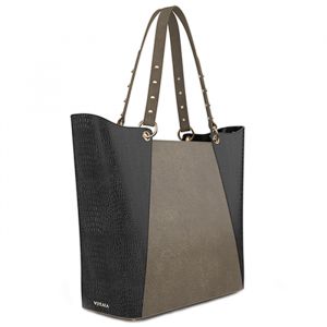 Premium Black & Copper leather backpack & shoulder bag
